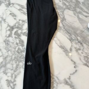 ALO Yoga Black ribbed  Leggings